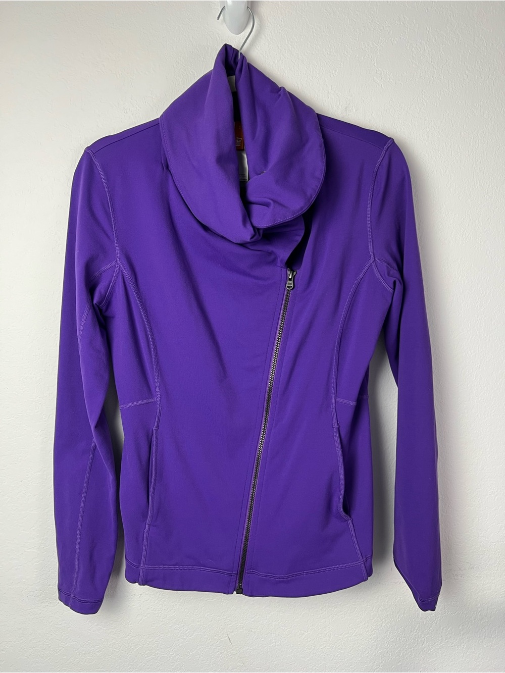 Lucy Purple Asymmetrical Athletic Yoga Jacket